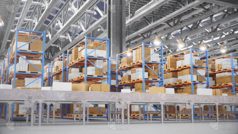 Colored contact lens packaging and warehouse area